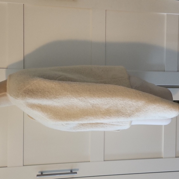 Lands' End Vintage Cream Wool Women's Blazer Sz 10 - Picture 3 of 5